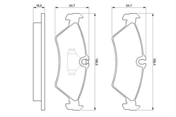 Set Placute Frana,frana Disc Bosch Mercedes-Benz 0 986 424 219