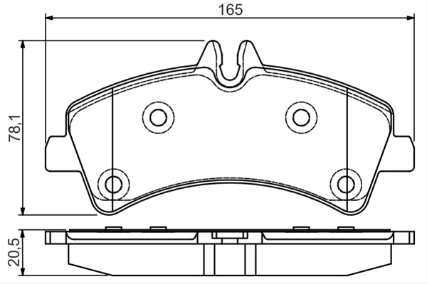 Set Placute Frana,frana Disc Bosch Mercedes-Benz 0 986 495 099