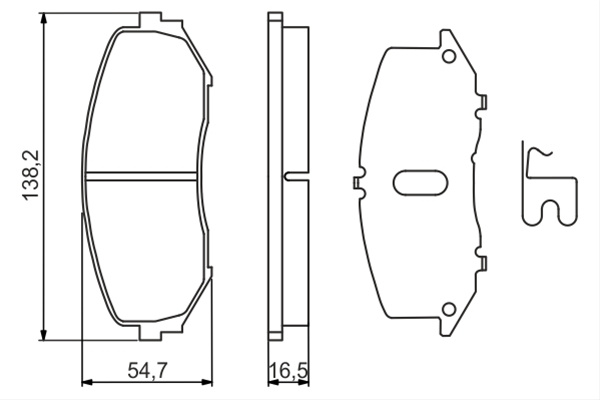Set Placute Frana,frana Disc Bosch Suzuki 0 986 494 241