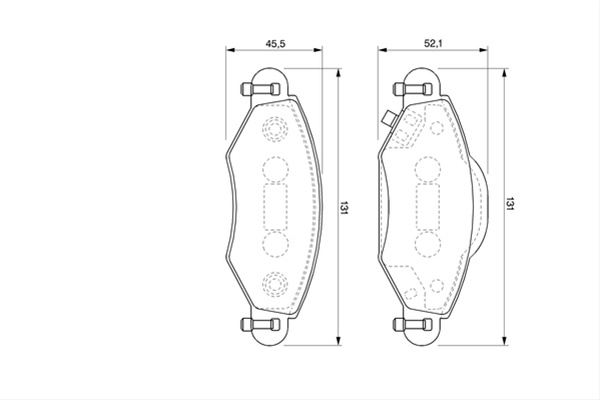 Set Placute Frana,frana Disc Bosch Toyota 0 986 424 788