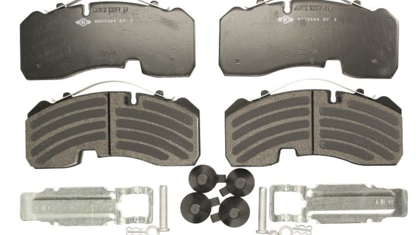 Set placute frana,frana disc BPW SH KNORR K 060273K50