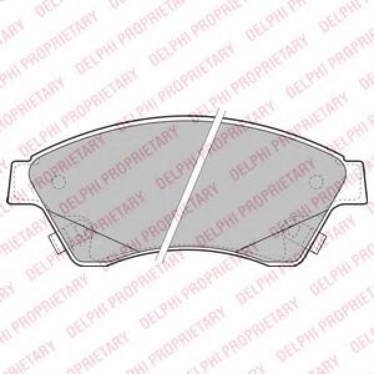 Set placute frana,frana disc CHEVROLET CRUZE Hatchback (J305) (2011 - 2016) DELPHI LP2171 piesa NOUA
