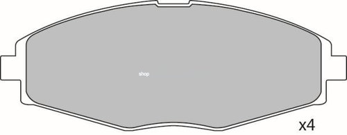Set placute frana,frana disc CHEVROLET SPARK (2005 - 2016) KRIEGER 0950006363 piesa NOUA