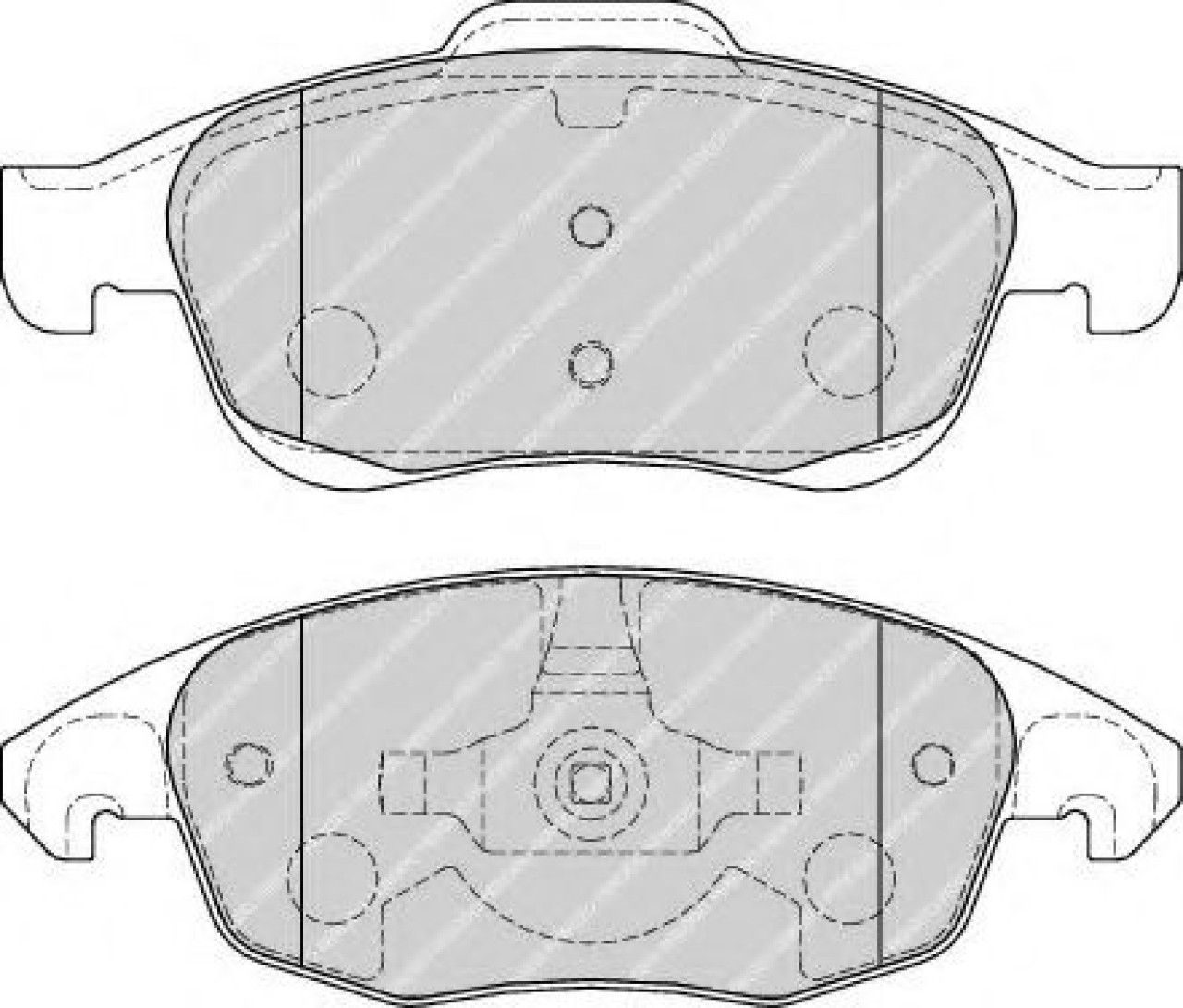 Set placute frana,frana disc CITROEN BERLINGO (B9) (2008 - 2016) FERODO FDB1971 piesa NOUA