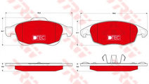 Set placute frana,frana disc CITROEN BERLINGO (B9)...