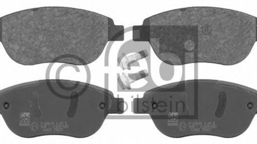 Set placute frana,frana disc CITROEN BERLINGO (MF) (1996 - 2016) FEBI BILSTEIN 16422 piesa NOUA