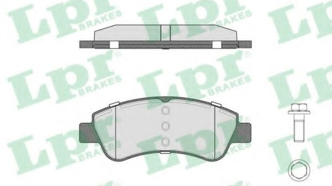 Set placute frana,frana disc CITROEN BERLINGO (MF) (1996 - 2016) LPR 05P1327 piesa NOUA