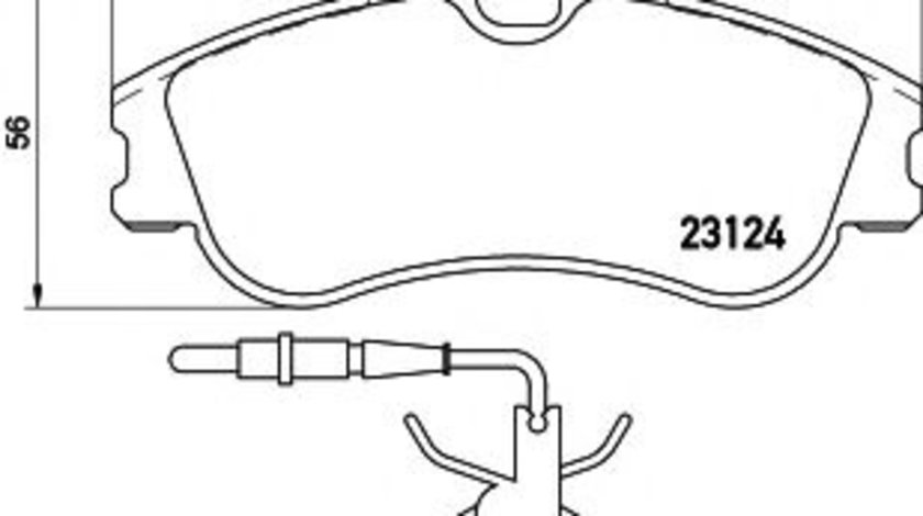 Set placute frana,frana disc CITROEN BERLINGO caroserie (M) (1996 - 2016) TEXTAR 2312401 piesa NOUA