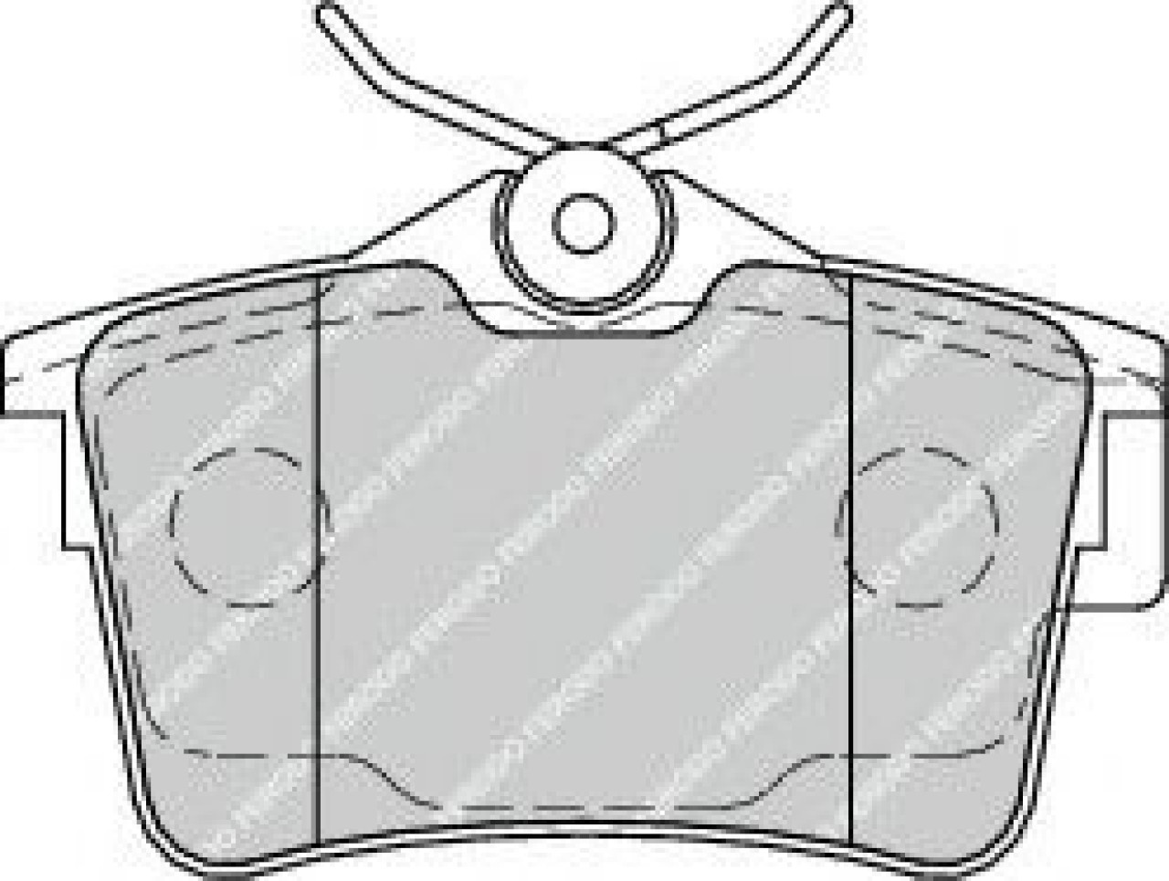 Set placute frana,frana disc CITROEN BERLINGO caroserie (B9) (2008 - 2016) FERODO FDB4250 piesa NOUA