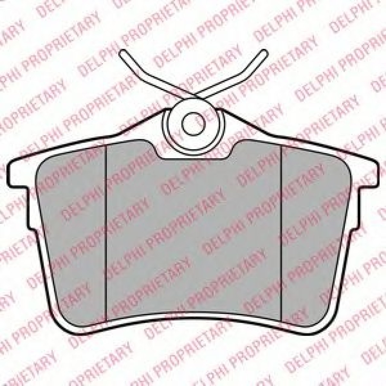 Set placute frana,frana disc CITROEN BERLINGO caroserie (B9) (2008 - 2016) DELPHI LP2147 piesa NOUA
