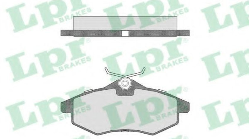 Set placute frana,frana disc CITROEN C2 (JM) (2003 - 2016) LPR 05P805 piesa NOUA