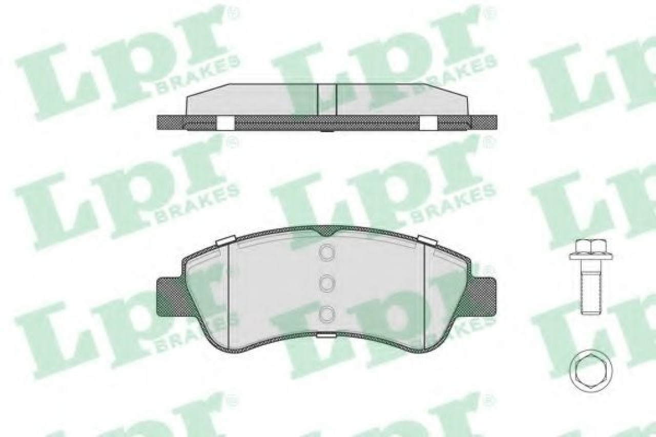 Set placute frana,frana disc CITROEN C2 (JM) (2003 - 2016) LPR 05P1327 piesa NOUA