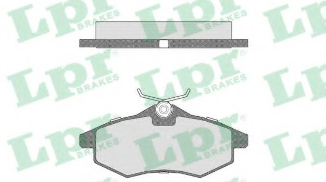 Set placute frana,frana disc CITROEN C2 ENTERPRISE (2009 - 2016) LPR 05P805 piesa NOUA