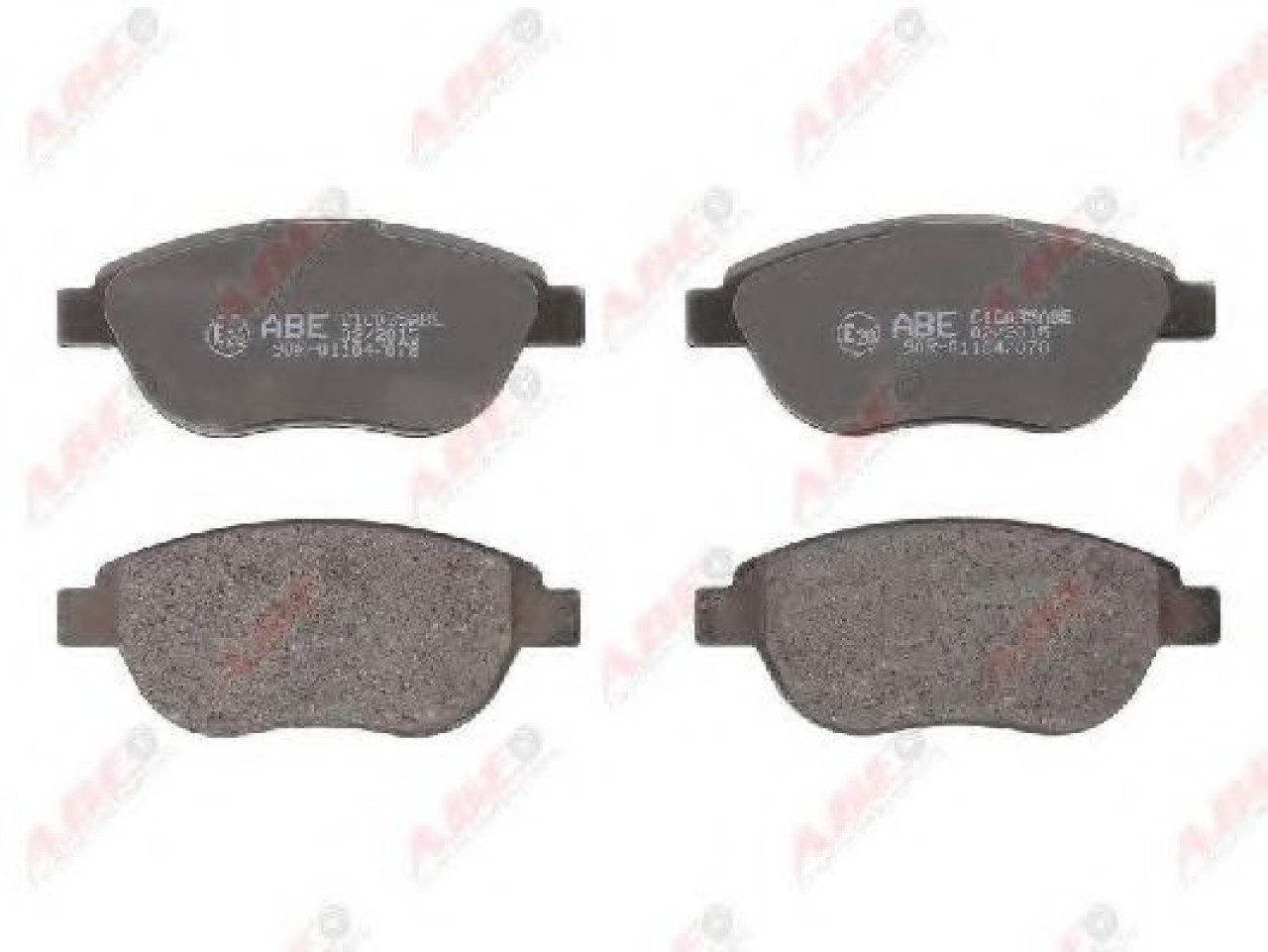Set placute frana,frana disc CITROEN C4 Cupe (LA) (2004 - 2011) ABE C1C035ABE piesa NOUA