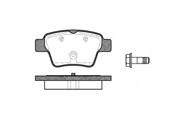 Set placute frana,frana disc CITROEN C4 Cupe (LA) (2004 - 2011) REMSA 1138.00 piesa NOUA