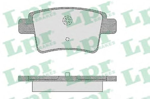 Set placute frana,frana disc CITROEN C4 Grand Picasso I (UA) (2006 - 2016) LPR 05P1475 piesa NOUA
