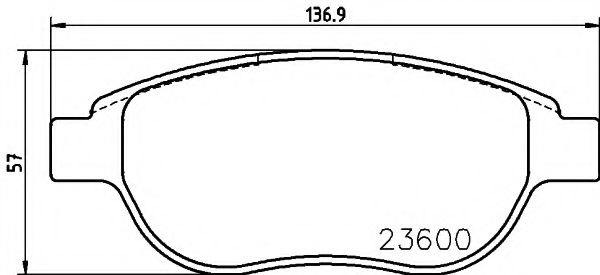 Set placute frana,frana disc CITROEN C4 I (LC) (2004 - 2011) TEXTAR 2360001 piesa NOUA