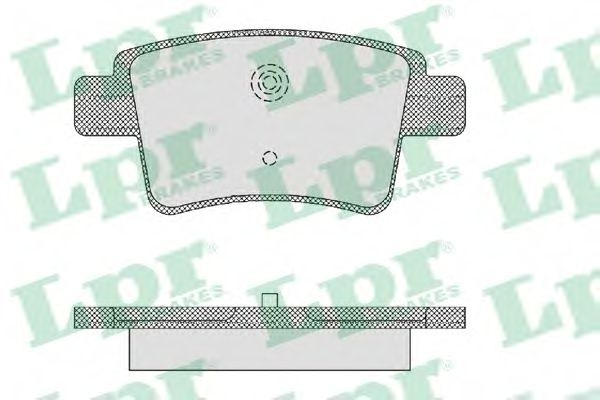 Set placute frana,frana disc CITROEN C4 Picasso I (UD) (2007 - 2013) LPR 05P1475 piesa NOUA