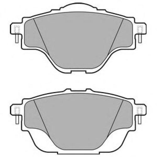 Set placute frana,frana disc CITROEN C4 Picasso II (2013 - 2016) DELPHI LP2509 piesa NOUA