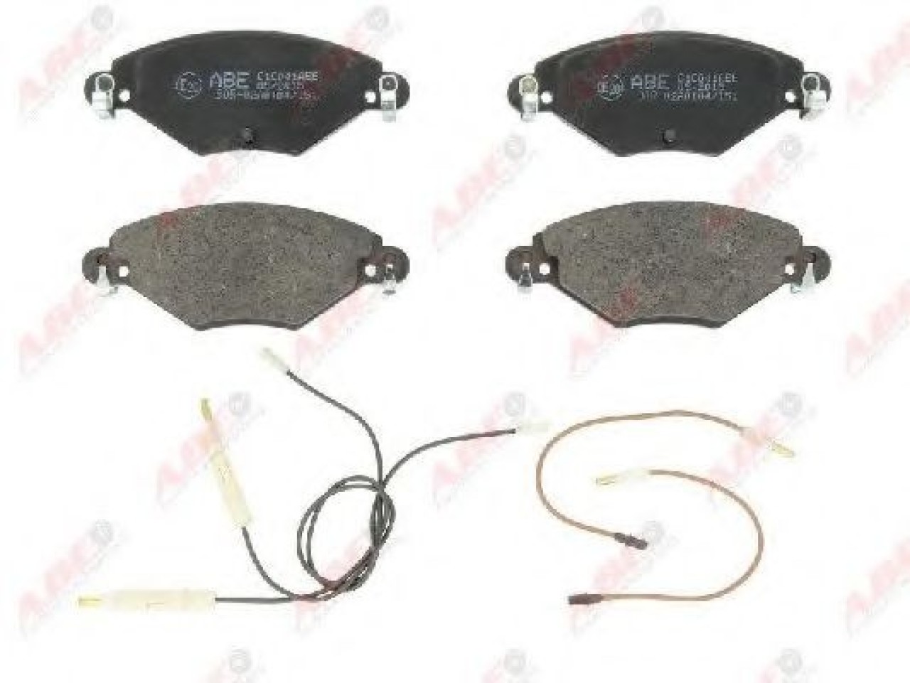 Set placute frana,frana disc CITROEN C5 I (DC) (2001 - 2004) ABE C1C041ABE piesa NOUA