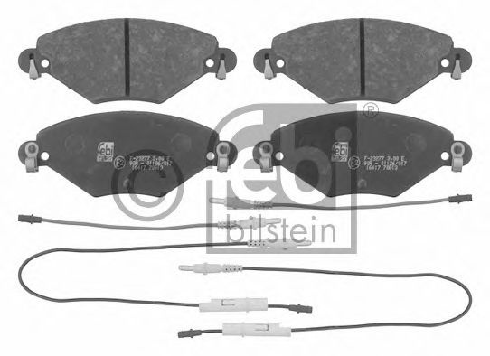 Set placute frana,frana disc CITROEN C5 I Estate (DE) (2001 - 2004) FEBI BILSTEIN 16417 piesa NOUA