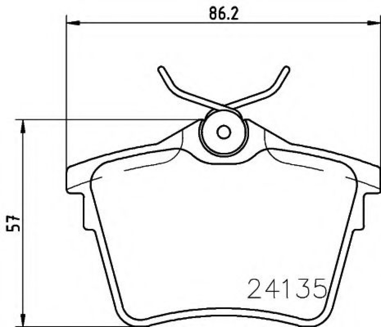 Set placute frana,frana disc CITROEN C5 III Break (TD) (2008 - 2016) TEXTAR 2413501 piesa NOUA