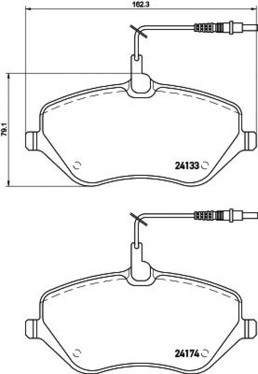 Set placute frana,frana disc CITROEN C5 III Break (TD) (2008 - 2016) TEXTAR 2413301 piesa NOUA