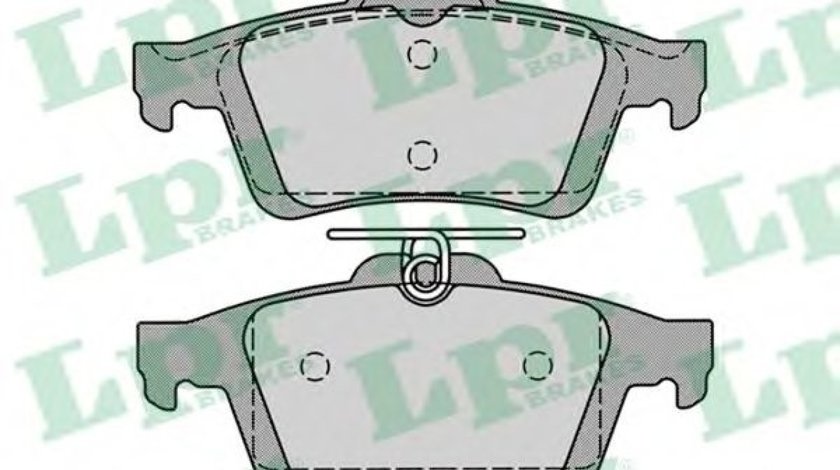 Set placute frana,frana disc CITROEN C5 III Break (TD) (2008 - 2016) LPR 05P1236 piesa NOUA