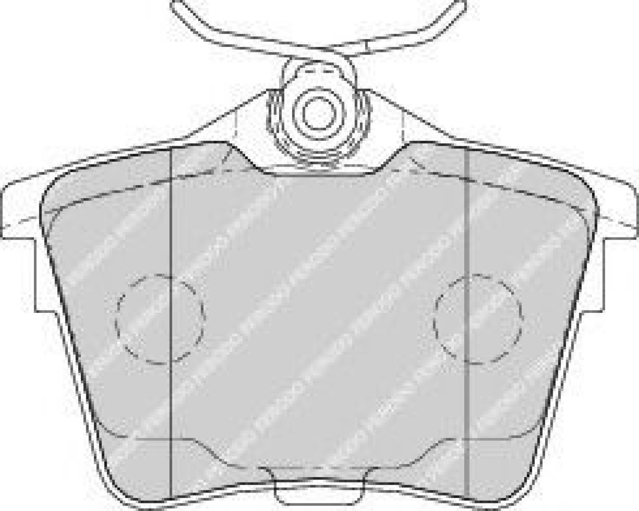 Set placute frana,frana disc CITROEN C5 III (RD) (2008 - 2016) FERODO FDB1727 piesa NOUA