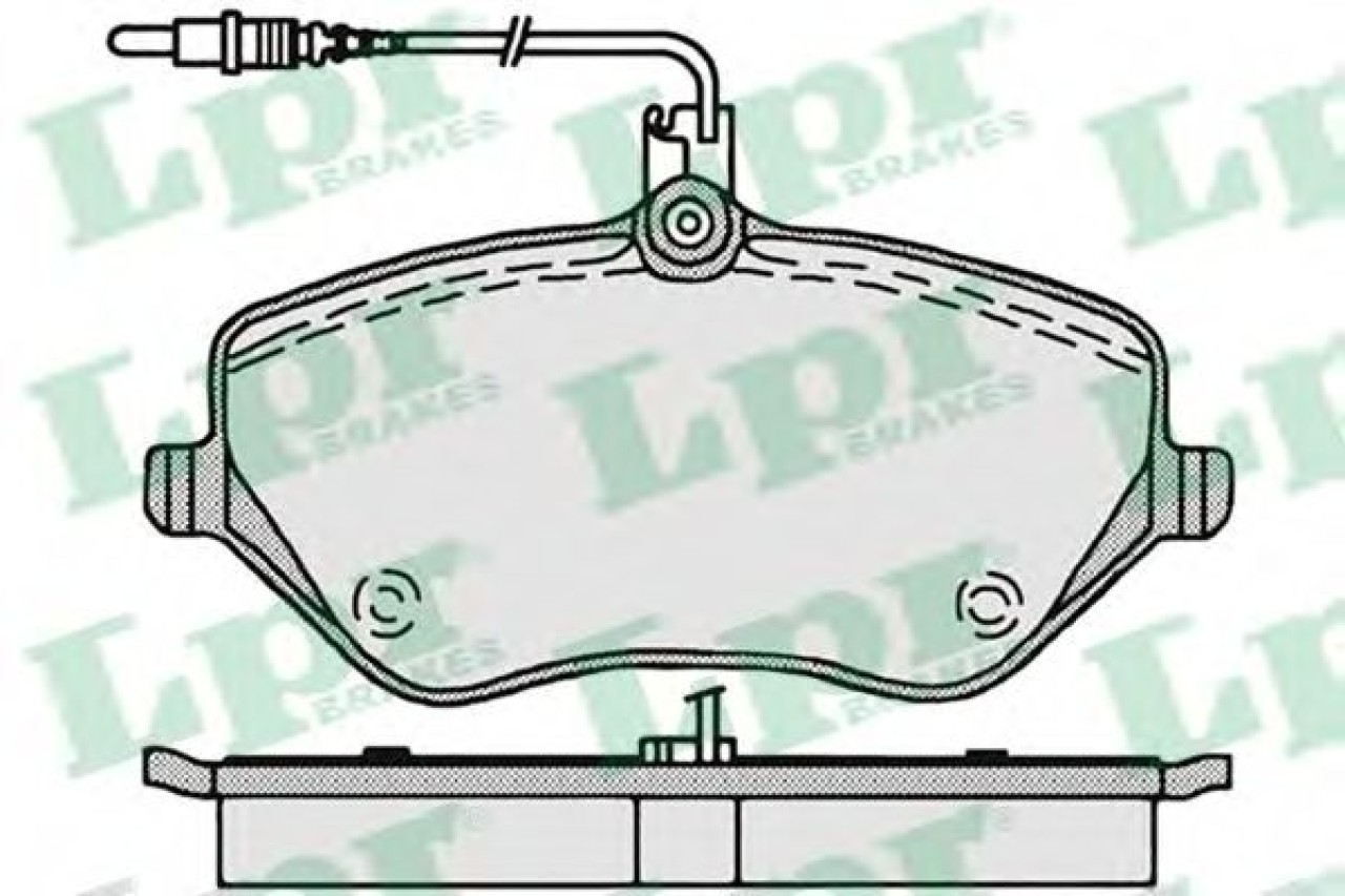 Set placute frana,frana disc CITROEN C5 III (RD) (2008 - 2016) LPR 05P1202 piesa NOUA