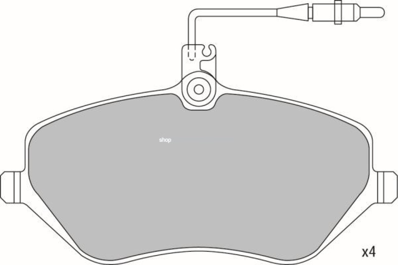 Set placute frana,frana disc CITROEN C6 (TD) (2005 - 2016) KRIEGER 0950006380 piesa NOUA