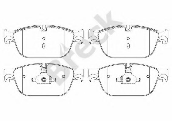 Set placute frana,frana disc CITROEN C6 (TD) (2005 - 2016) Break 25069 00 701 00 piesa NOUA