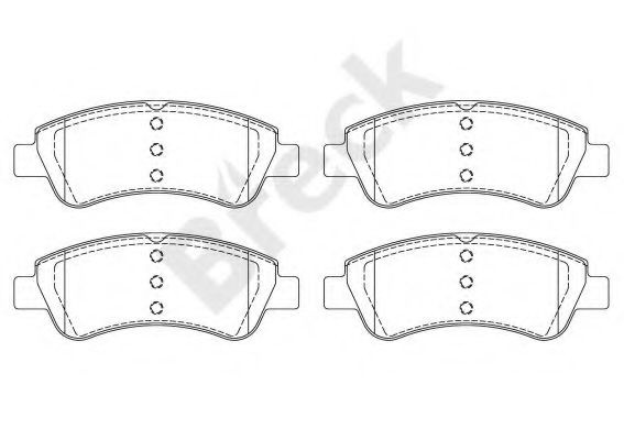Set placute frana,frana disc CITROEN DS3 (2009 - 2015) Break 23599 00 701 00 piesa NOUA