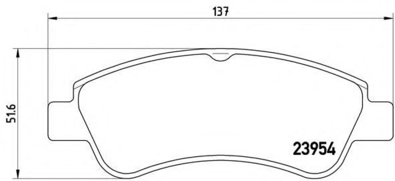Set placute frana,frana disc CITROEN DS3 (2009 - 2015) BREMBO P 61 066 piesa NOUA