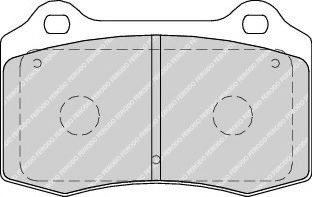 Set placute frana,frana disc CITROEN DS3 Cabriolet (2013 - 2015) FERODO FDB1957 piesa NOUA