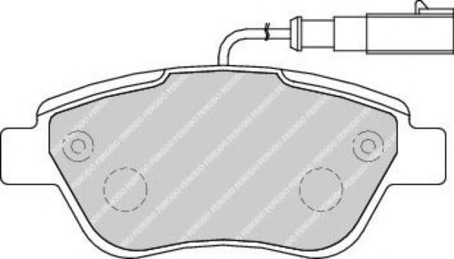 Set placute frana,frana disc CITROEN NEMO combi (2009 - 2016) FERODO FDB1946 piesa NOUA