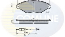 Set placute frana,frana disc CITROEN XANTIA Estate...