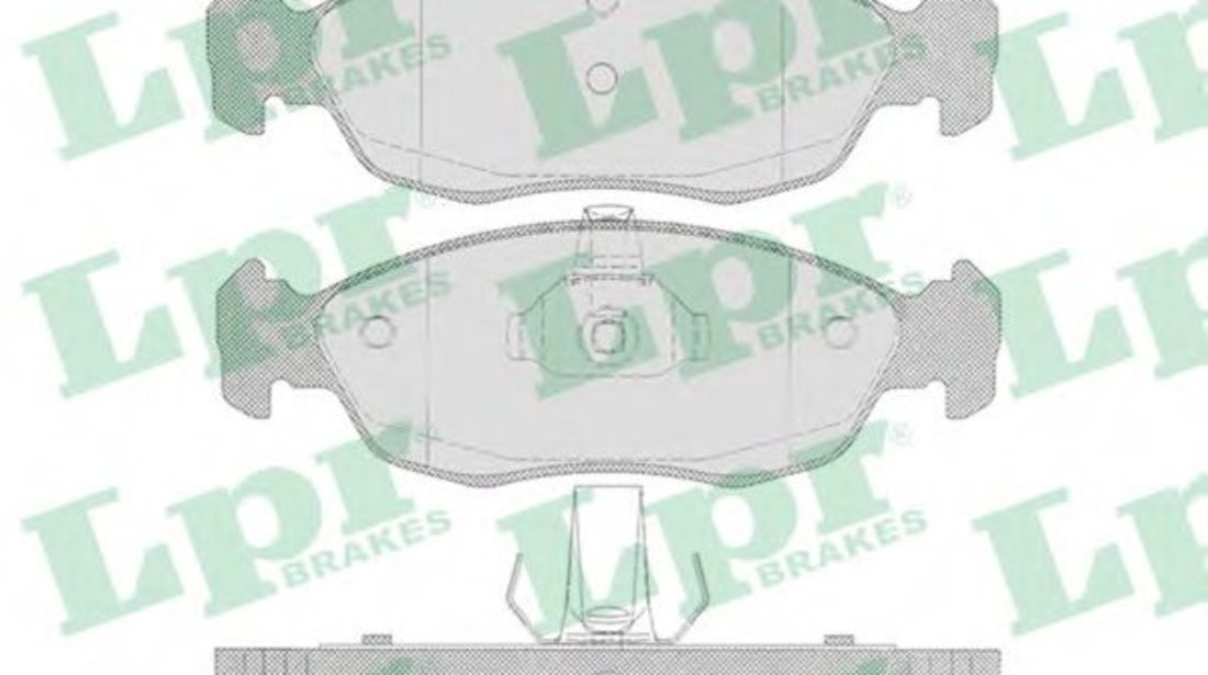 Set placute frana,frana disc CITROEN XSARA Cupe (N0) (1998 - 2005) LPR 05P644 piesa NOUA