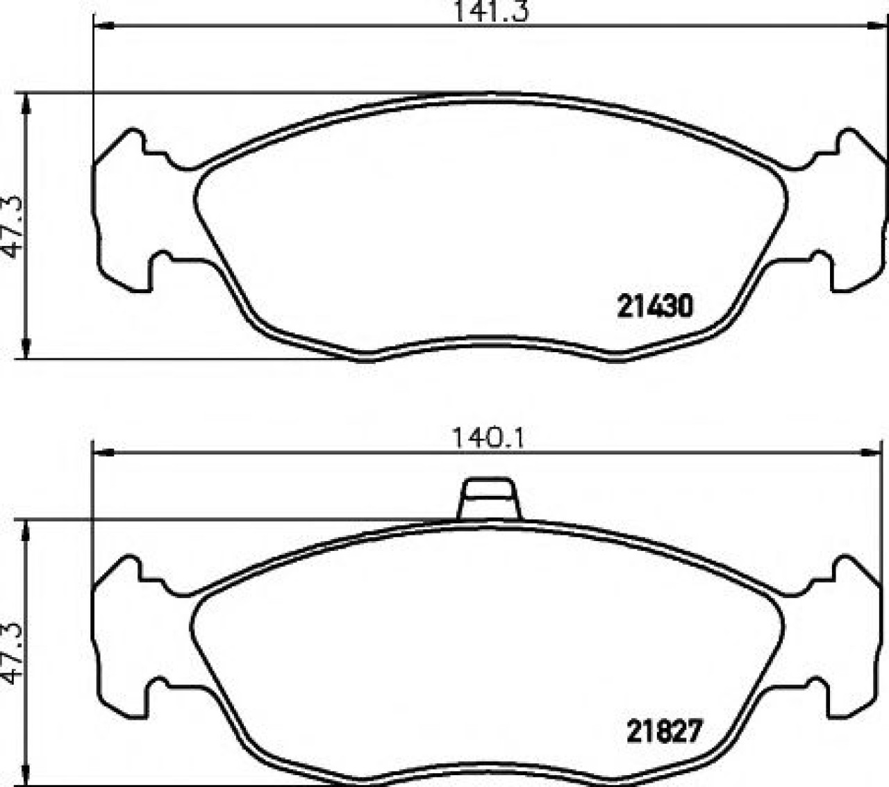 Set placute frana,frana disc CITROEN XSARA Cupe (N0) (1998 - 2005) HELLA PAGID 8DB 355 008-291 piesa NOUA