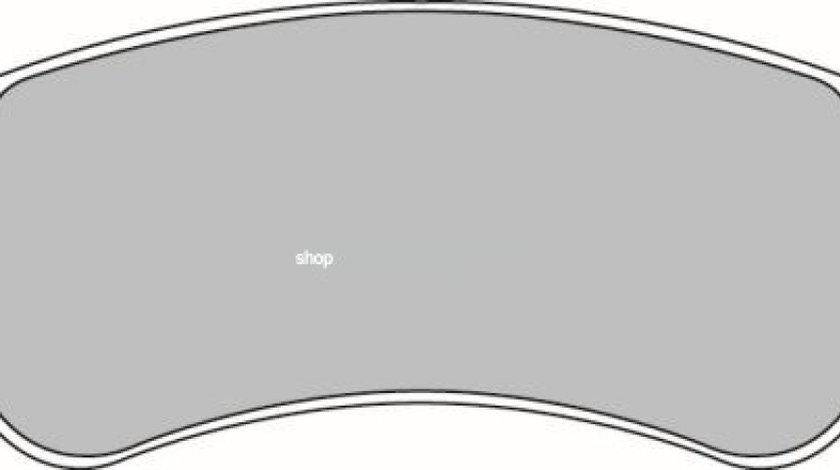 Set placute frana,frana disc CITROEN XSARA PICASSO (N68) (1999 - 2016) KRIEGER 0950006316 piesa NOUA