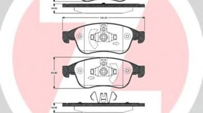 Set placute frana,frana disc DACIA DOKKER Express (2012 - 2016) ZIMMERMANN 24914.180.1 piesa NOUA