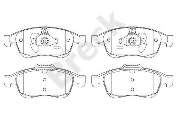Set placute frana,frana disc DACIA DOKKER Express (2012 - 2016) Break 24914 00 701 00 piesa NOUA