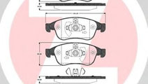 Set placute frana,frana disc DACIA DUSTER (2010 - ...