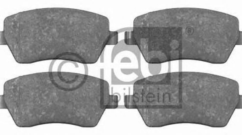 Set placute frana,frana disc DACIA DUSTER (2010 - 2016) FEBI BILSTEIN 16523 piesa NOUA