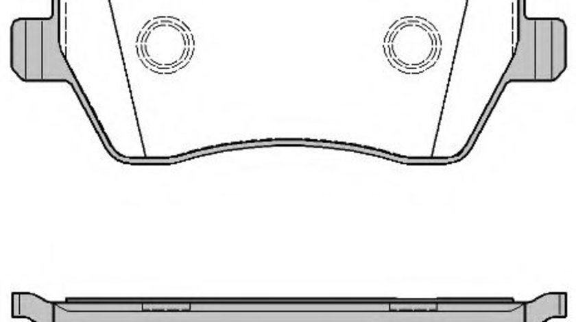 Set placute frana,frana disc DACIA DUSTER (2010 - 2016) REMSA 0987.00 piesa NOUA