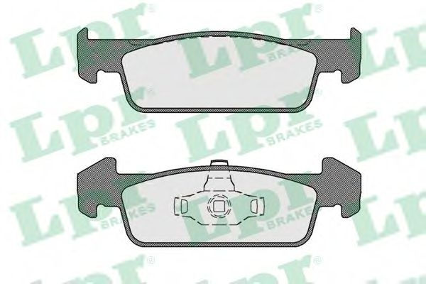 Set placute frana,frana disc DACIA LOGAN II (2012 - 2016) LPR 05P1796 piesa NOUA