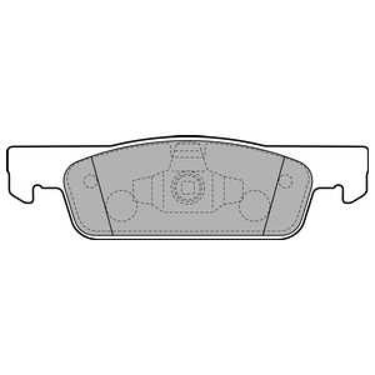 Set placute frana,frana disc DACIA LOGAN II (2012 - 2016) OE 410602581R piesa NOUA