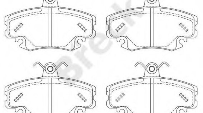 Set placute frana,frana disc DACIA LOGAN (LS) (2004 - 2016) Break 21463 00 702 10 piesa NOUA