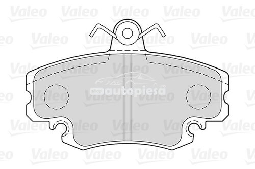 Set placute frana,frana disc DACIA LOGAN MCV (KS) (2007 - 2016) VALEO 301002 piesa NOUA