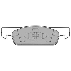 Set placute frana,frana disc DACIA SANDERO II (2012 - 2016) KRIEGER 0950006314 piesa NOUA